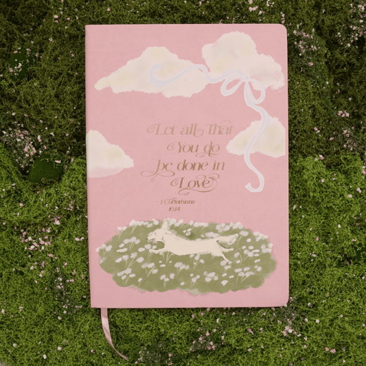 Doggie Dachshund A4 Notebook Pink